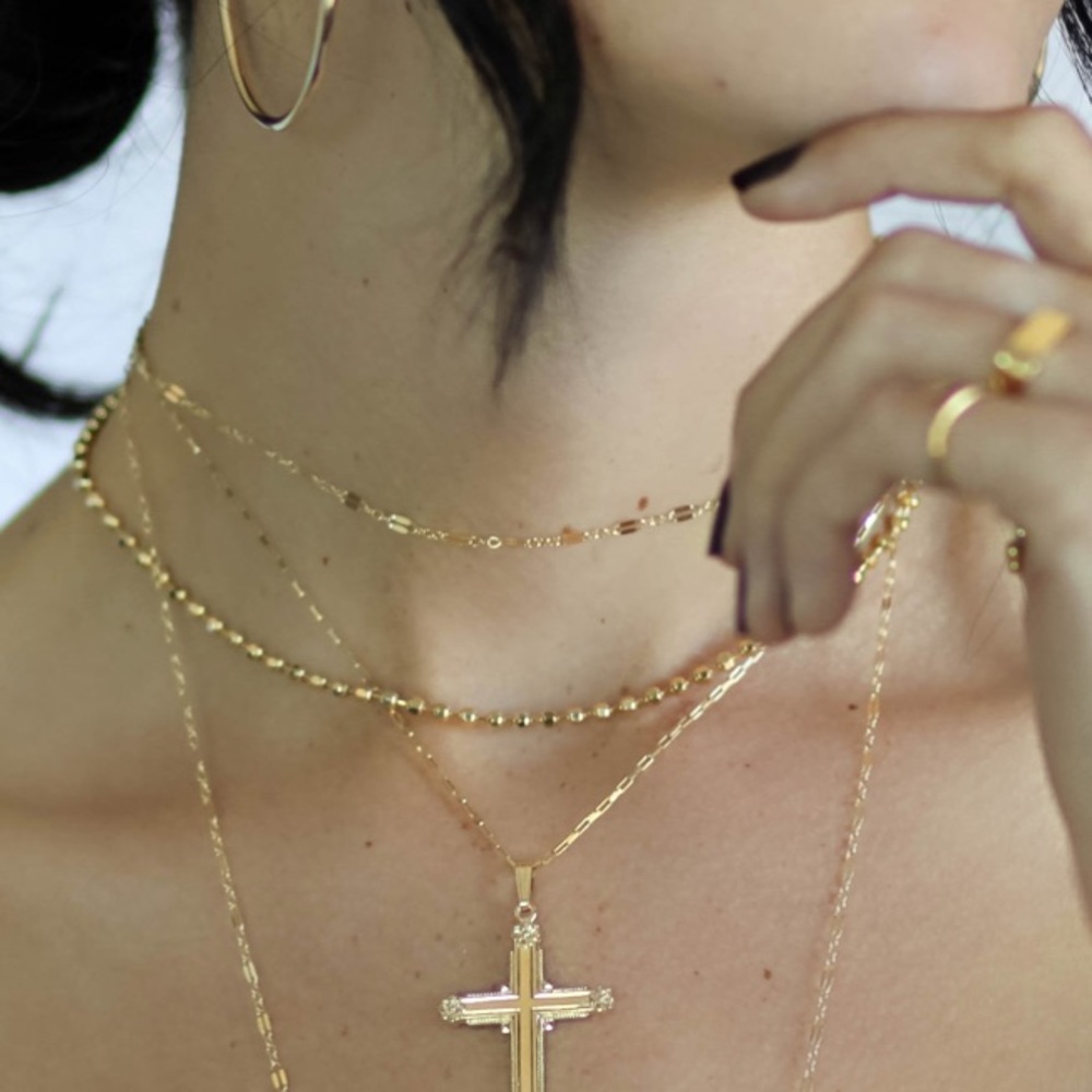 Miranda Frye London Necklace Gold choker necklace